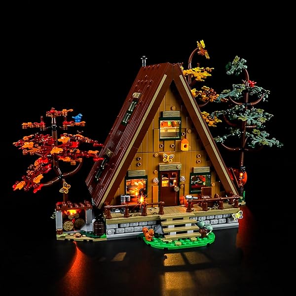 BRIKSMAX BRIKSMAX LED Lighting Kit for LEGO 21338 A Frame Cabin Compatible with Lego Ideas Building Blocks Model Not Included