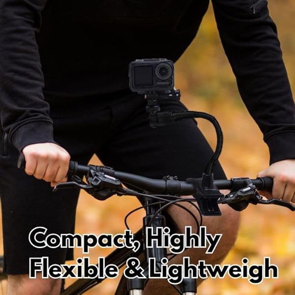 GRIFITI GRIFITI Nootle Flexible Metal Black Gooseneck Arm Flex Leg Stand 1/4 20 Threaded Male Female Goose Neck for Camera, Clamps, Microphone, Phone Holder and Tablet Mount (8 x .75 x .75 inches) - View 6 of 9