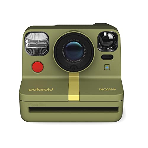 Polaroid Now+ 2nd Gen Instant Film Camera - Bluetooth App Control, Forest Green (9075)