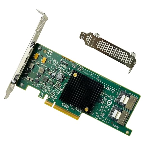 LANPAN LSI 9207-8i RAID Controller Card 6Gbs SAS SATA PCI-E 3.0 HBA IT Mode Expander for ZFS FreeNAS unRAID High Performance Storage Solution