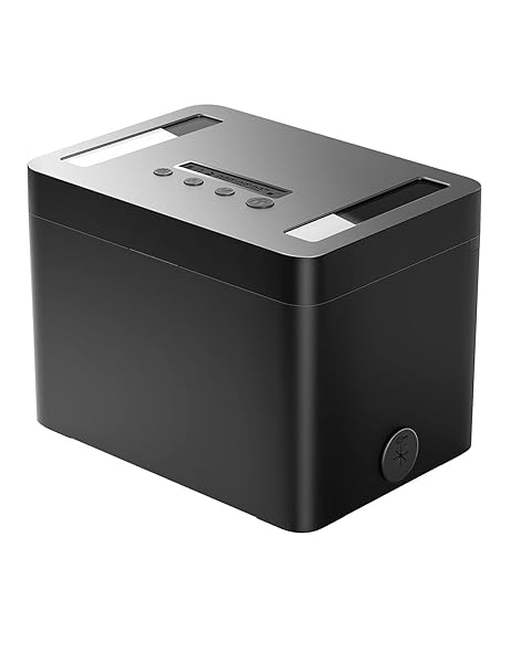 STARSIKI STARSIKI Metal Timed Lock Box: Secure Phone & iPad Mini Safe with Emergency Unlock & Audio Prompt - Perfect Gift for Men & Women