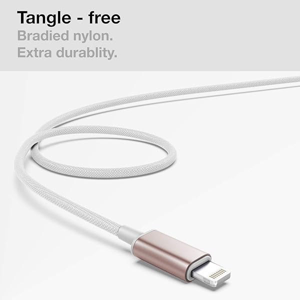 Thore Thore iPhone Earphones V110: MFi Certified Braided Lightning Earbuds for iPhone 12/13/14 Pro Max - Sweat/Water Resistant with Mic - View 3 of 7