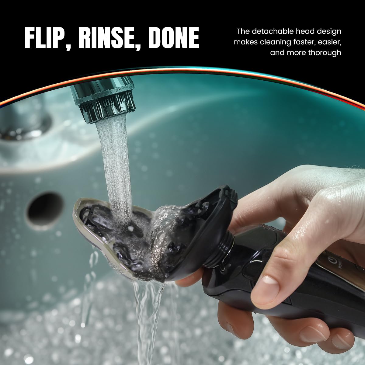 Electric Razor for Men - Rechargeable Electric Shaver for Men, Rechargeable Waterproof Wet Dry Cordless Razor - View 4 of 7