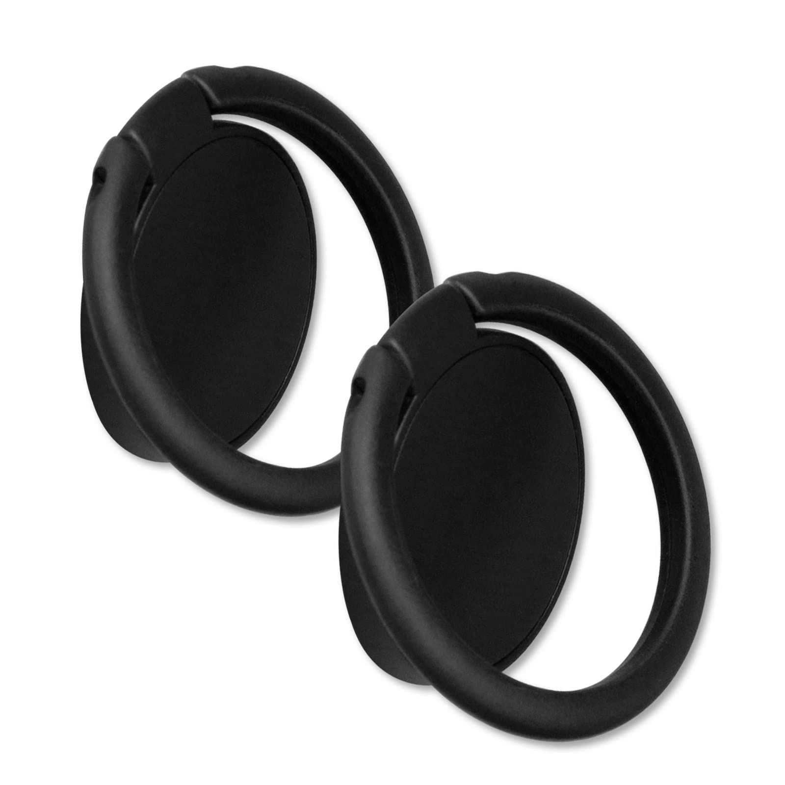 [2 Pack] Matte Finish Round Ultra-thin Cell Phone Ring Holder Stand,360 Degree Rotation and 180 Degree Adjustable Finger Ring Kickstand with Frosted