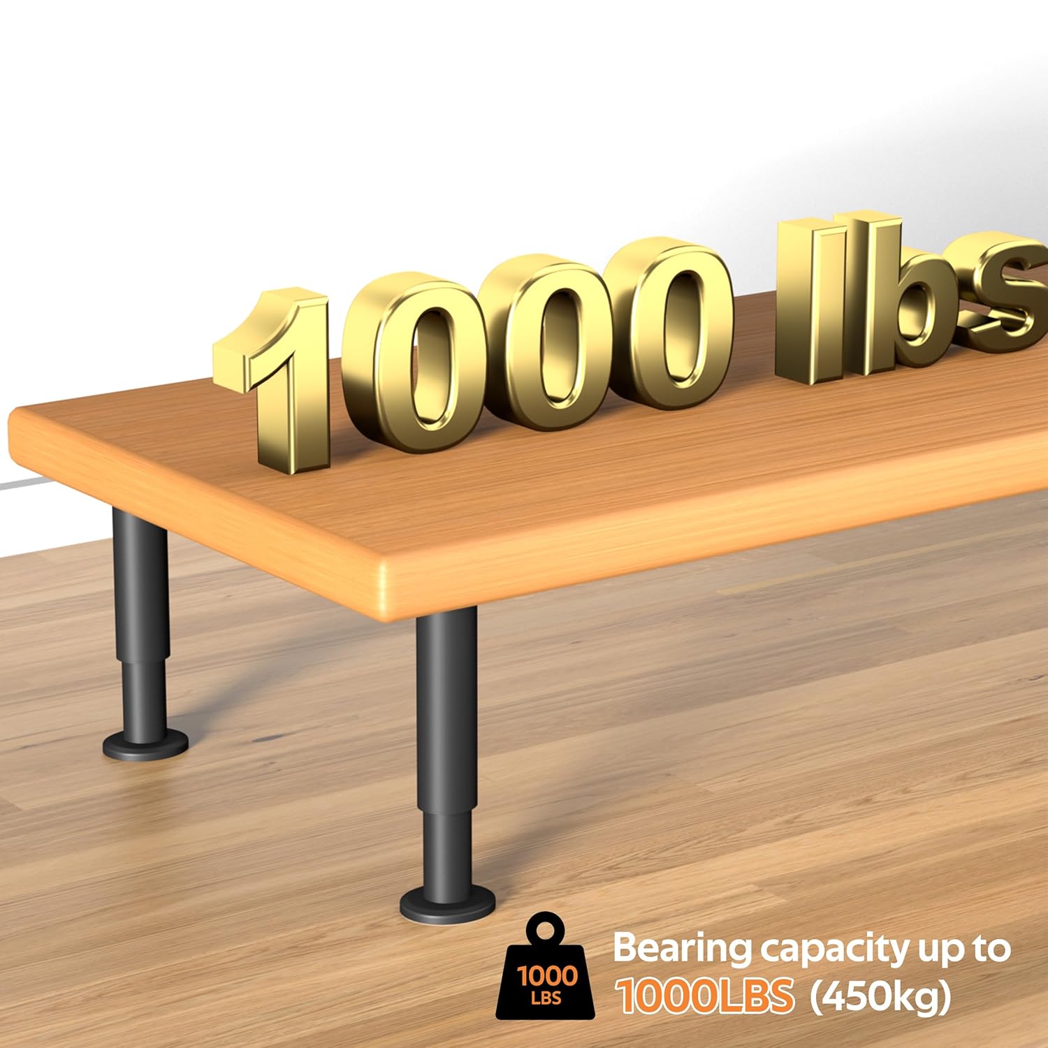 Wlrrcwdttc Wlrrcwdttc 4 Pcs Adjustable Height Bed Support Legs for Bed Frame and Furniture 7.08 to 12.2 Inch Heavy Duty Replacement Legs - View 7 of 9