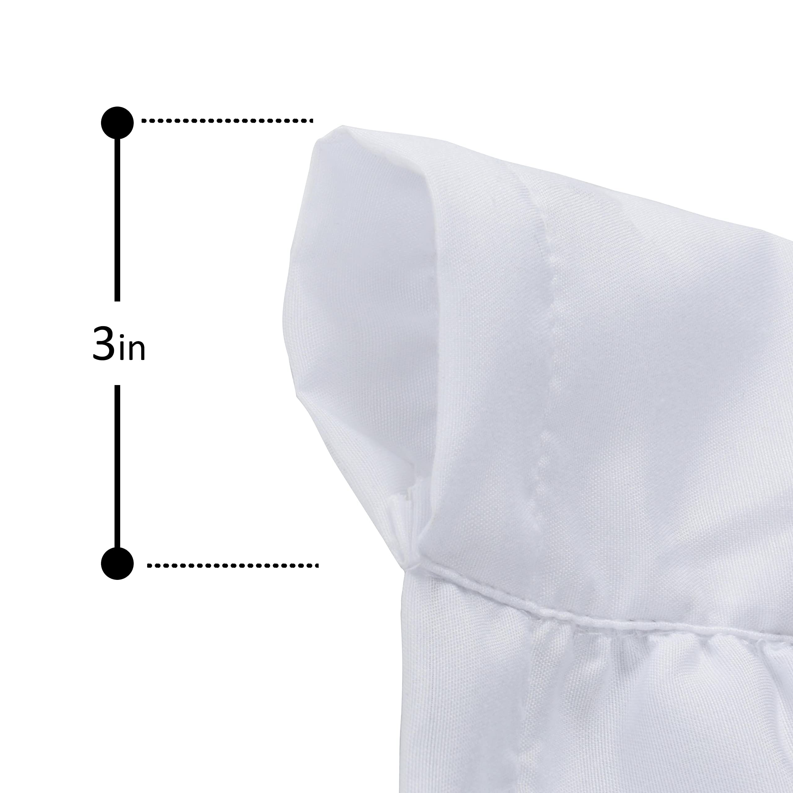 Homechoice Decor Homechoice Decor Thermal Insulated Blackout Curtains 54x84 Boho Ruched Butterfly Flowers Rustic Rod Pocket Drapes White 2 Panels - View 5 of 8