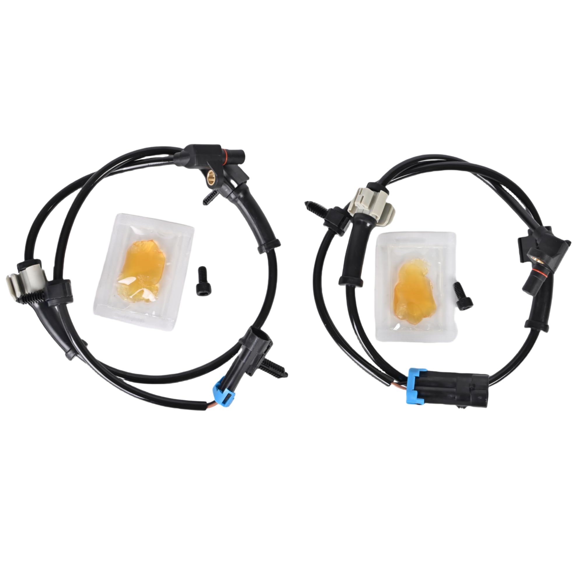 ABS Sensor Front Left Right Compatible for Chevy Silverado Express Suburban Tahoe and GMC Sierra Savana Yukon XL and Cadillac Escalade 4.3L 4.8L 5.3L