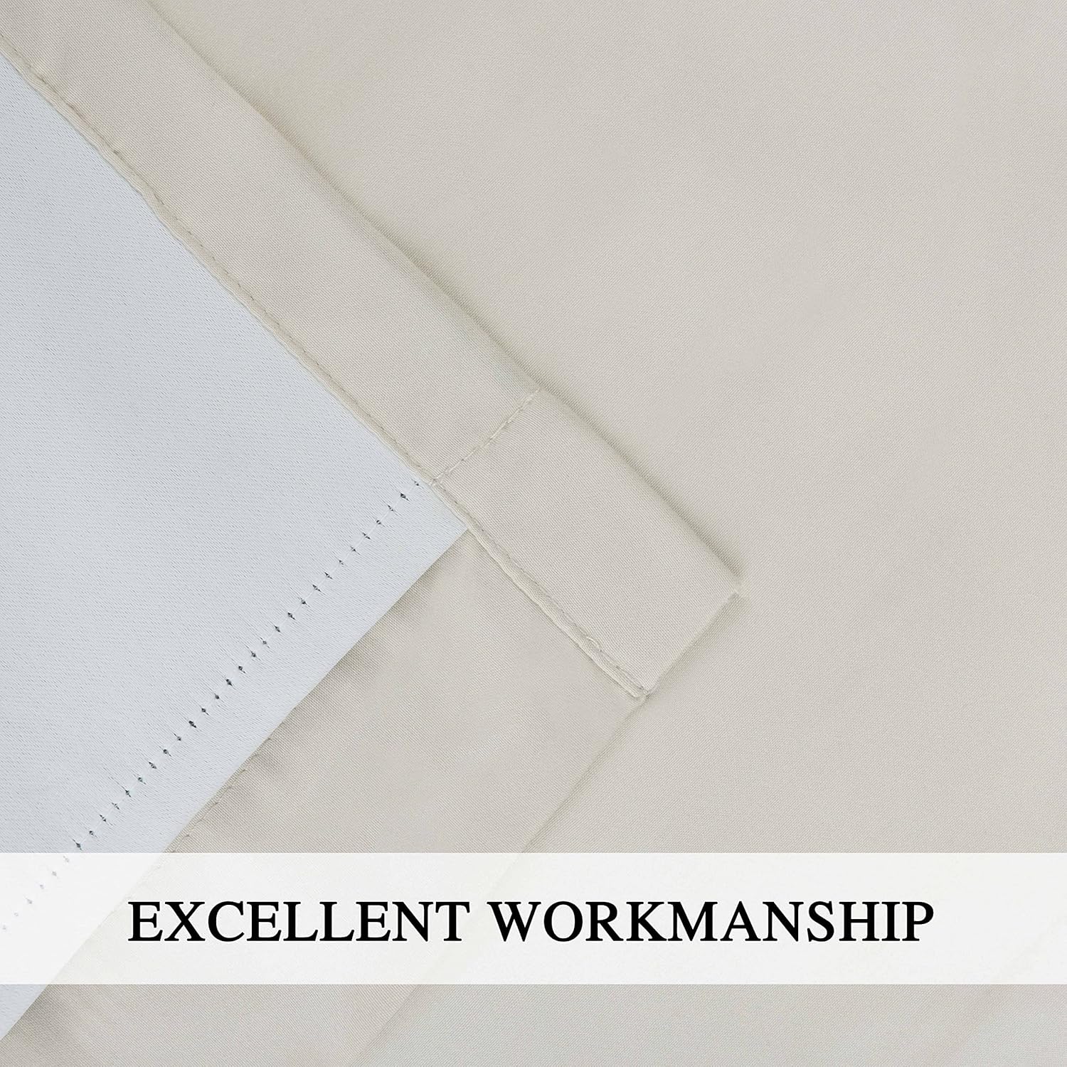 Homechoice Decor Homechoice Decor Thermal Insulated Blackout Curtains 54x84 Boho Ruched Butterfly Flowers Rustic Rod Pocket Drapes Camel Pair - View 7 of 9