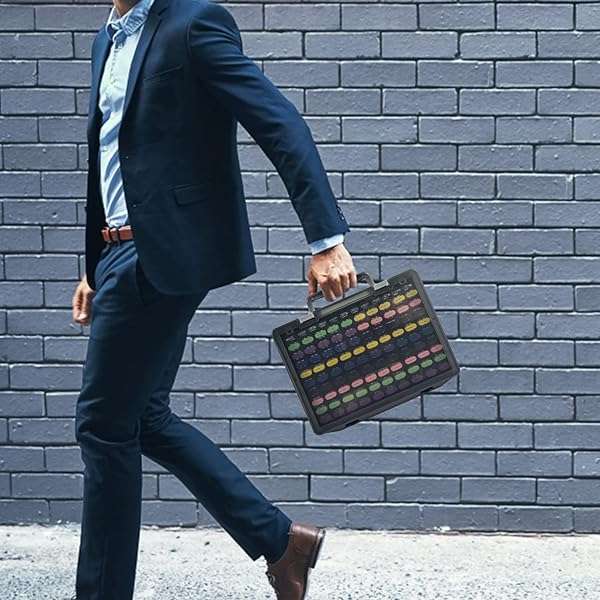 FULLCASE FULLCASE Flash Drive Case USB Memory Stick SD Card Storage Organizer- Holds 104pcs Thumb Drive Electronic Accessories Holder for Sandisk/for Samsung/for Inland/for PNY/for Netac (Gray) - View 9 of 9