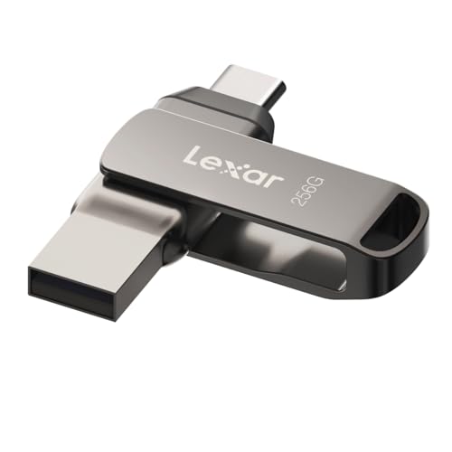 Lexar Lexar 256GB JumpDrive D400: Fast USB 3.2 Type-C & Type-A Flash Drive for iPhone 15 Photo Backup - View 6 of 10