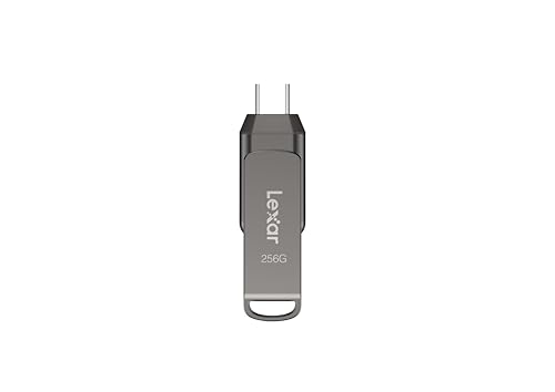 Lexar Lexar 256GB JumpDrive D400: Fast USB 3.2 Type-C & Type-A Flash Drive for iPhone 15 Photo Backup - View 3 of 10