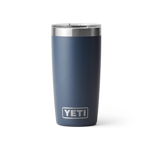 YETI YETI Rambler 10 oz Tumbler: Stainless Steel, Vacuum Insulated, Navy with MagSlider Lid - View 4 of 9