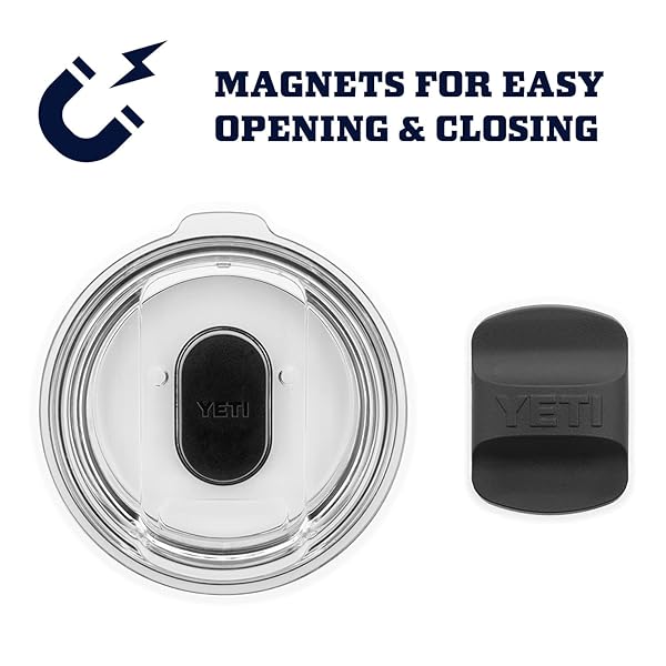 YETI YETI Rambler 10 oz Tumbler: Stainless Steel, Vacuum Insulated, Navy with MagSlider Lid - View 7 of 9