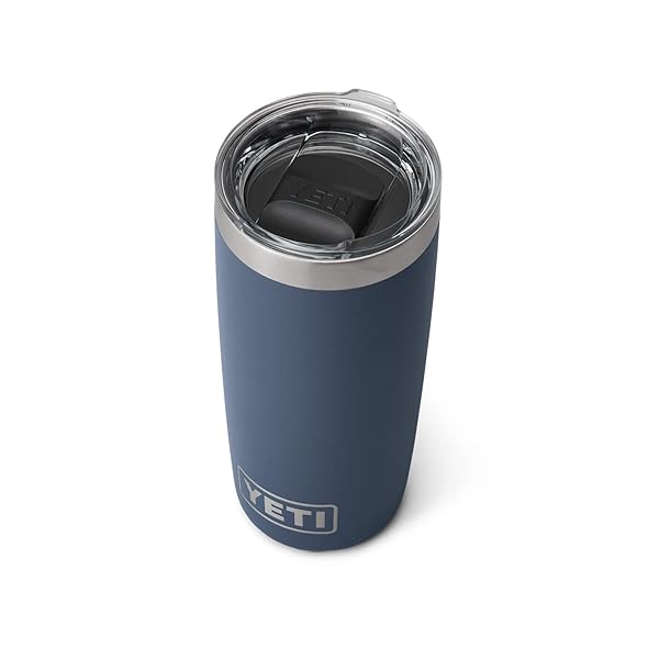 YETI YETI Rambler 10 oz Tumbler: Stainless Steel, Vacuum Insulated, Navy with MagSlider Lid - View 3 of 9