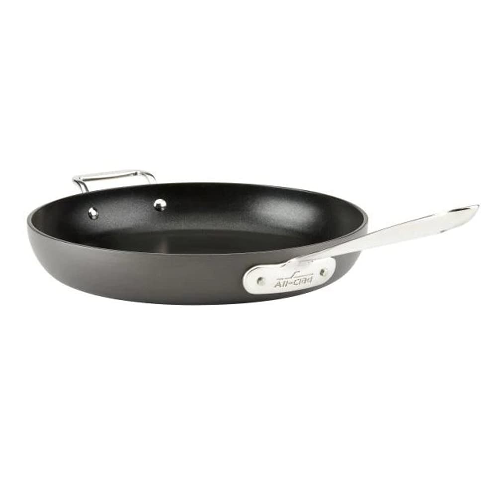 All-Clad All Clad HA1 Hard Anodized Nonstick Fry Pan 12 Inch Durable Cookware for Effortless Cooking