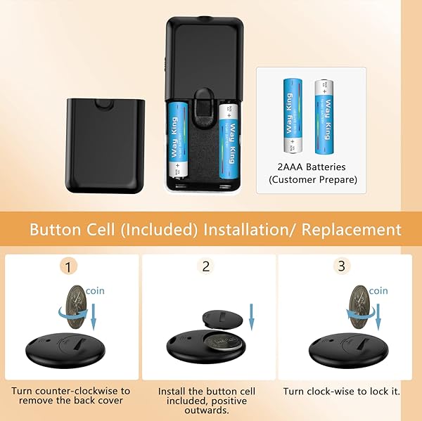 Jegoteer Lost Remote Finder: Key Tracker with 131ft Range & LED Light - Easily Locate Keys & Remotes! - View 7 of 8