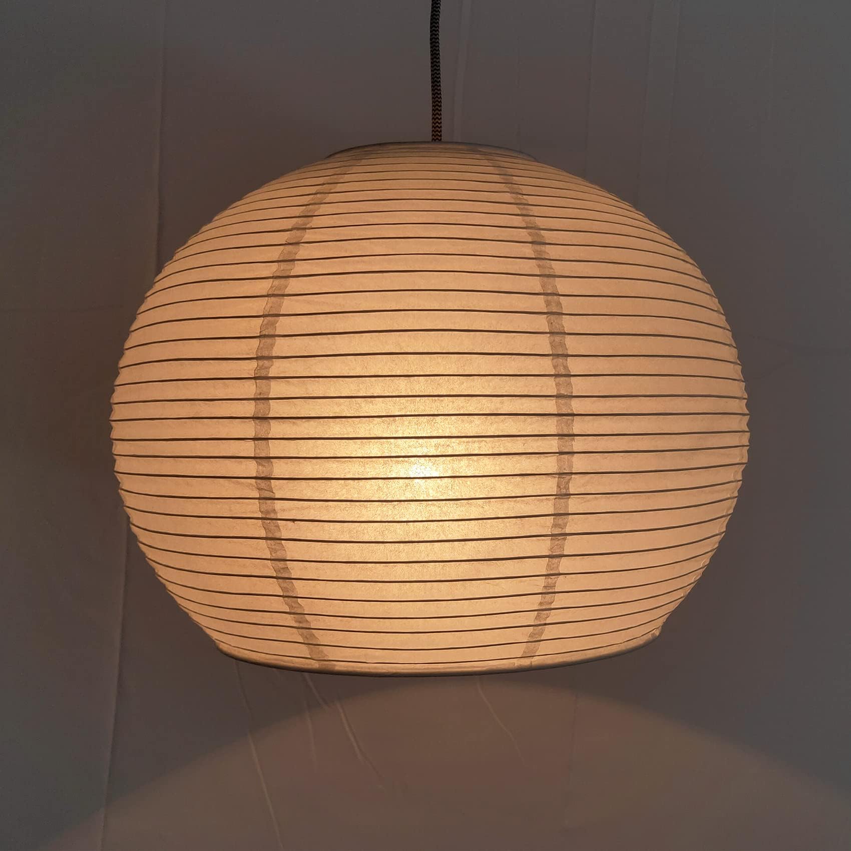 Henjjras Henjjras 14 Inch White Hemispherical Folding Paper Lamp Shade Chinese Lantern for Elegant Home Decor