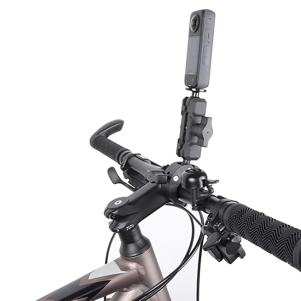 PellKing PellKing Camera Motorcycle Mount for Insta360 Go 3,X4/X3/X2,360 Rotation Metal Action Camera Clamp Holder with 1/4Thread for Moto Bike Bicycle Handlebar, for Insta360 One Go 3,X3/X2/X - View 4 of 10