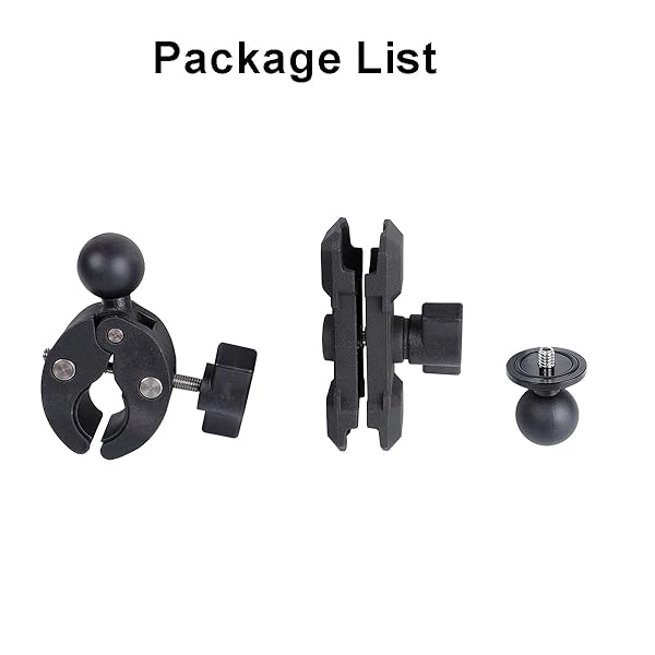 PellKing PellKing Camera Motorcycle Mount for Insta360 Go 3,X4/X3/X2,360 Rotation Metal Action Camera Clamp Holder with 1/4Thread for Moto Bike Bicycle Handlebar, for Insta360 One Go 3,X3/X2/X - View 10 of 10