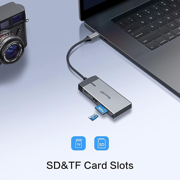 SmartQ SmartQ H352 7-in-1 USB-C Hub: 4K HDMI, 100W PD, USB-A, Card Reader for MacBook, XPS & More - View 8 of 8