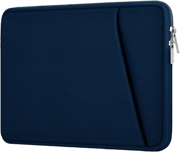 Askuko Durable 14 Inch Laptop Case Sleeve Shockproof Protective Bag for MacBook Air Pro HP Asus Lenovo Dark Blue - View 2 of 9