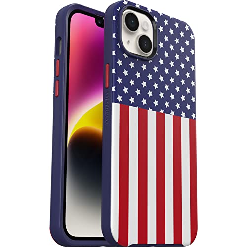 OtterBox OtterBox iPhone 14 Plus Symmetry Series Case American Flag Ultra Sleek MagSafe Compatible with Raised Edges for Camera and Screen Protection - View 7 of 7