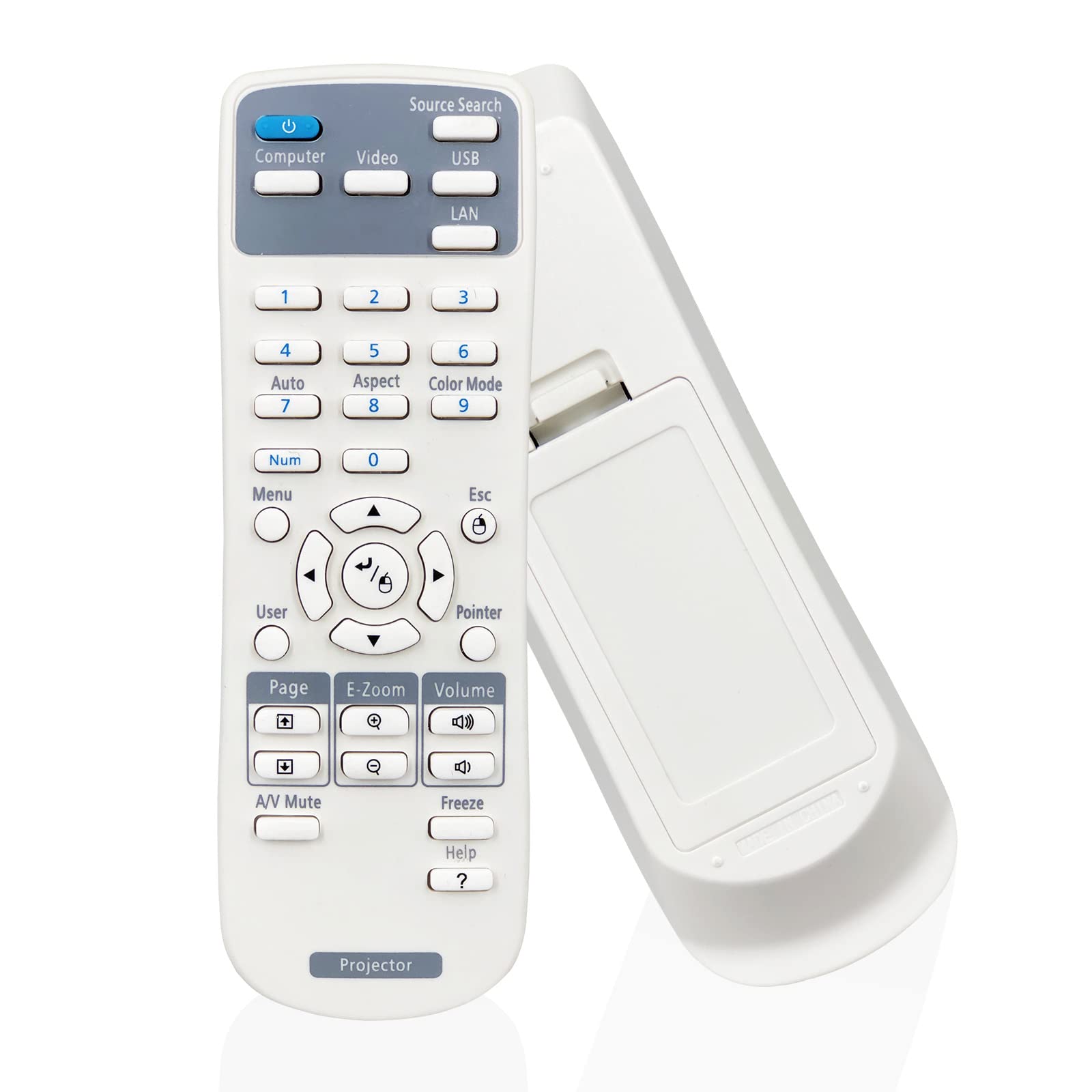 kaedent Epson Home Cinema Projector Remote Control for Powerlite BrightLink Series EX3220 EX5220 EX5230 EX6220 EX7220 and more