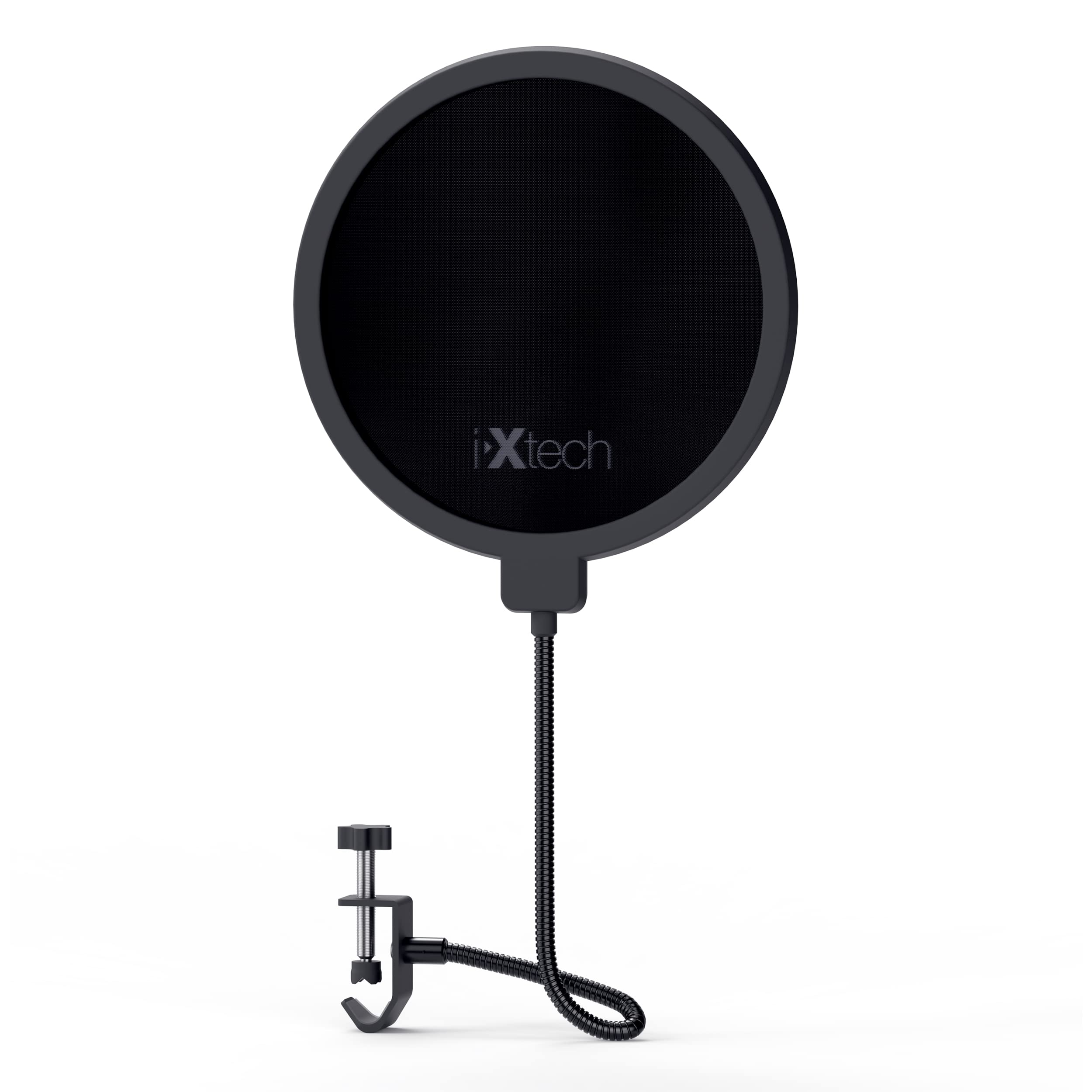 IXTECH Pop Filter for Mic Pop Filter for Blue Yeti Microphone Pop Filter Mic Pop Filter Dual Layered Sound Shield Guard Windscreen with a Flexible