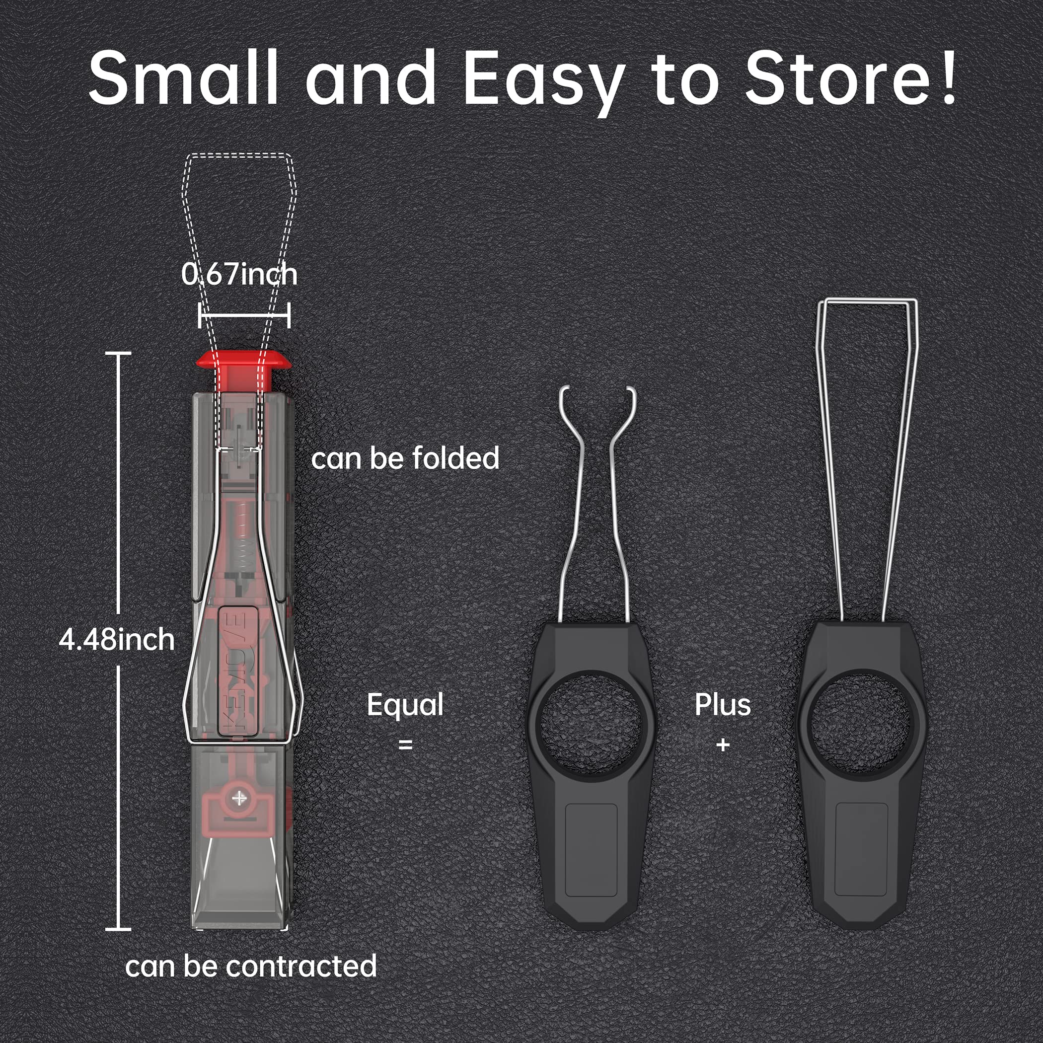 KEMOVE P10 2-in-1 Switch Puller Keycap Puller for Mechanical Keyboard, 304 Stainless Steel Key Switch Keycap Puller, Easily Remove and Replace Gaming - View 6 of 6