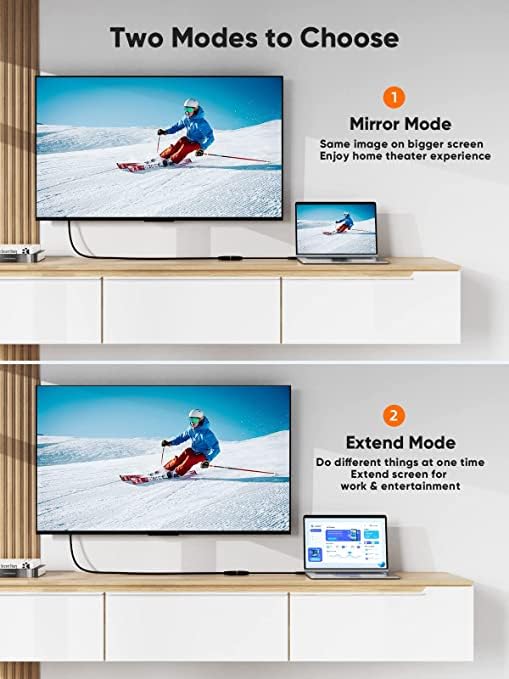 CableCreation CableCreation HDMI Male to DVI Female 0.5ft 10 Pack Bi-Directional Adapter for PC TV PS5 Xbox Switch Blue-ray - View 4 of 7