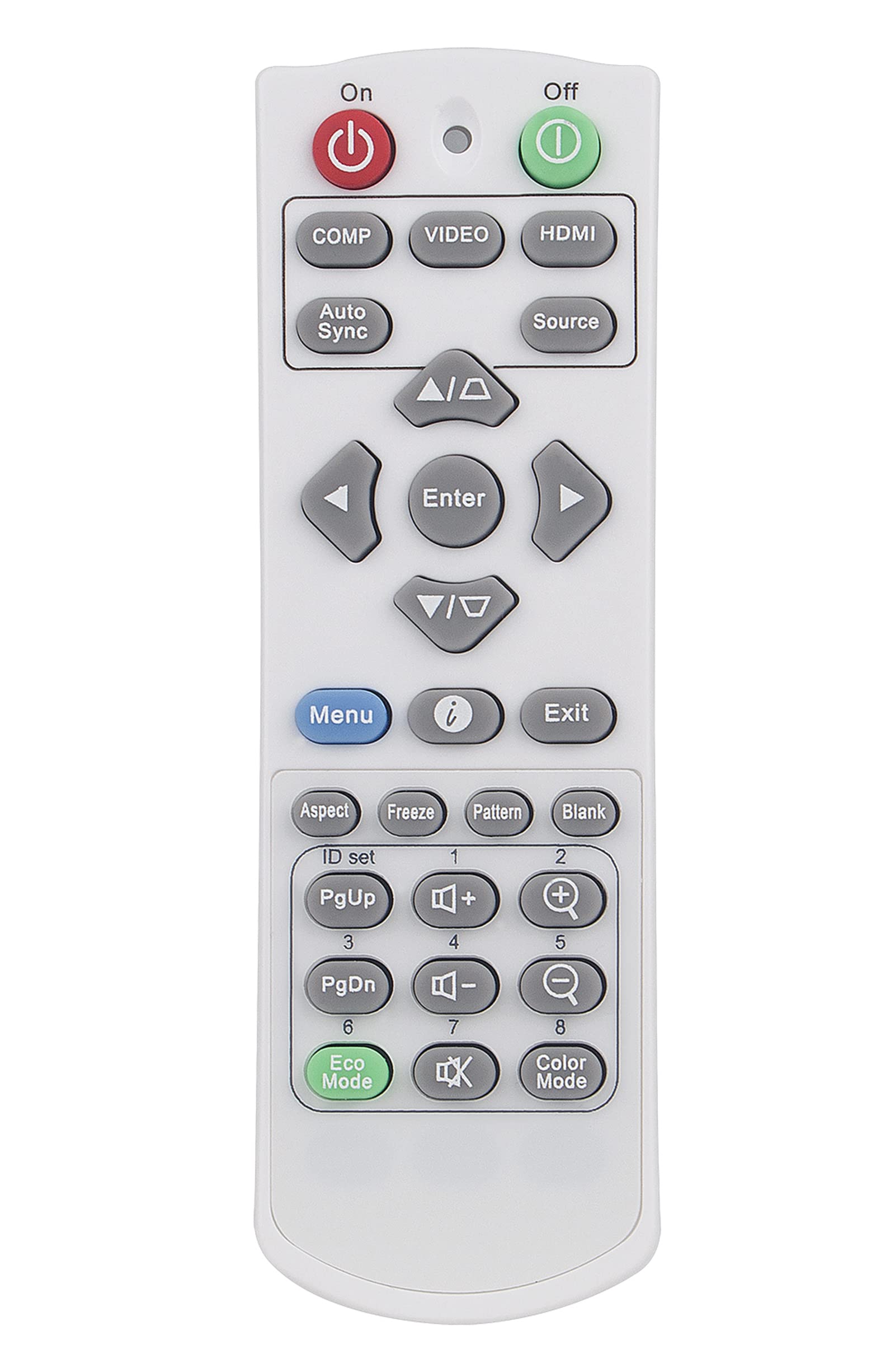 Replace Remote Control Compatible with ViewSonic LED Projector LS500W LS500WH LS510W LS510WH LS550W LS550WH LS560W LS560WH PX701-4K PX701-4KE