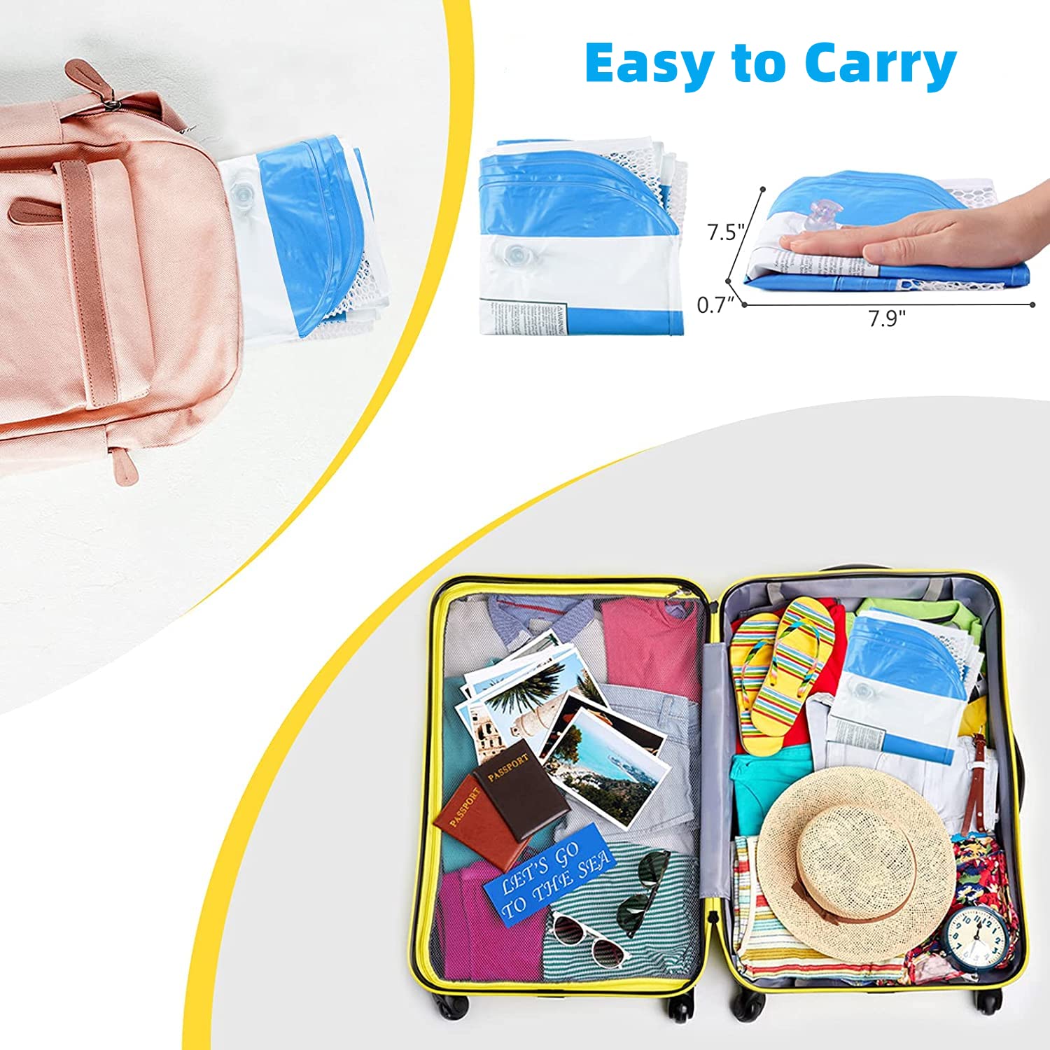 Oneirion 4 Pack Inflatable Pool Floats Hammock Multi-Purpose Water Lounges for Swimming Pool Beach Outdoor Relaxation - View 5 of 7