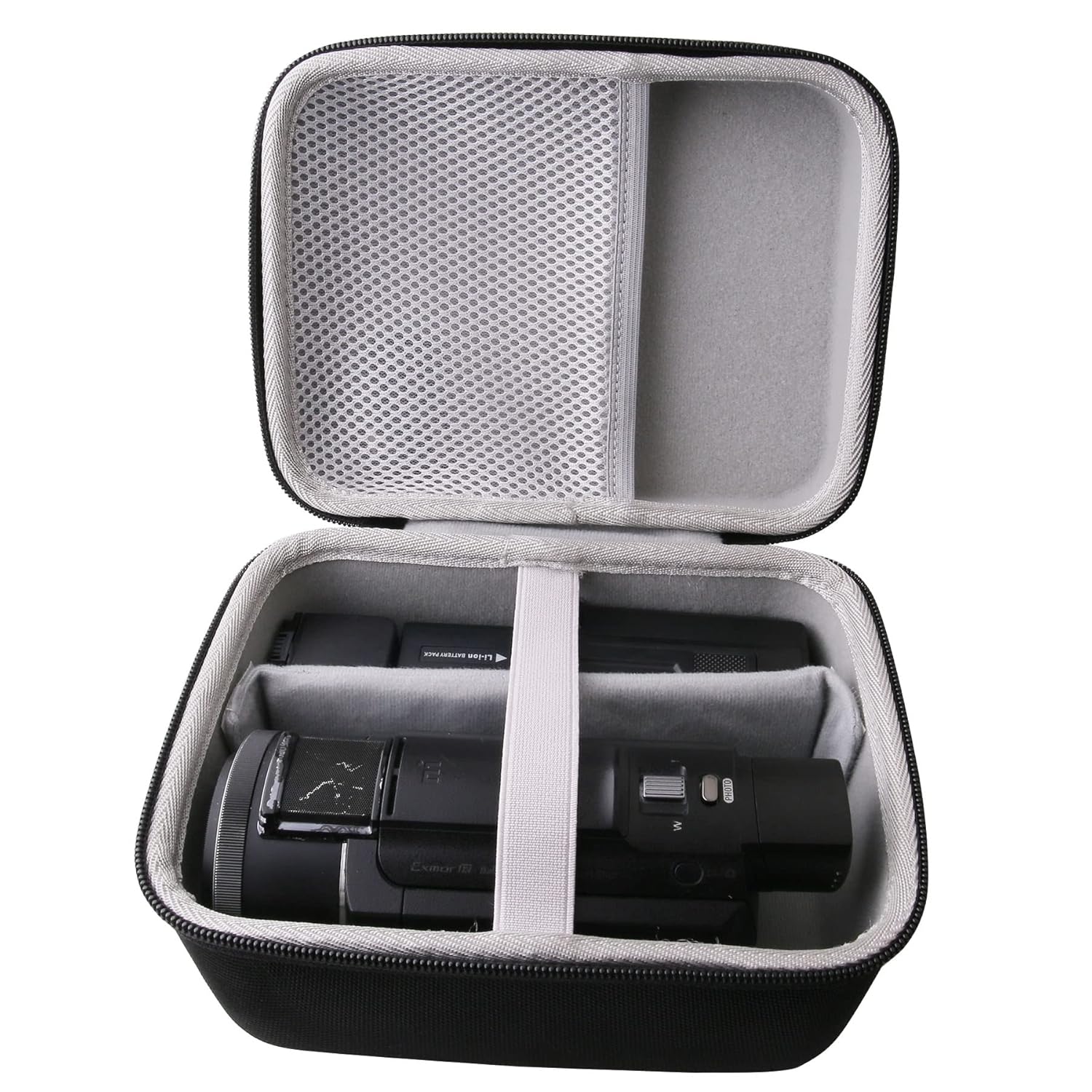 WERJIA Hard Travel Case for Sony FDR-AX53 FDR-AX43 Panasonic HC-V785 HC-V770 Video Camera Camcorder Big Size Protection