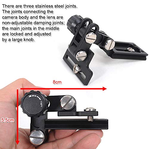 iShoot iShoot Metal Retractable Camera Lens Bracket Holder: Quick Release, Telephoto Support for Arca-Swiss Tripods - View 5 of 11