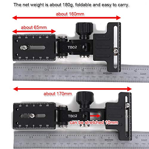 iShoot iShoot Metal Retractable Camera Lens Bracket Holder: Quick Release, Telephoto Support for Arca-Swiss Tripods - View 6 of 11