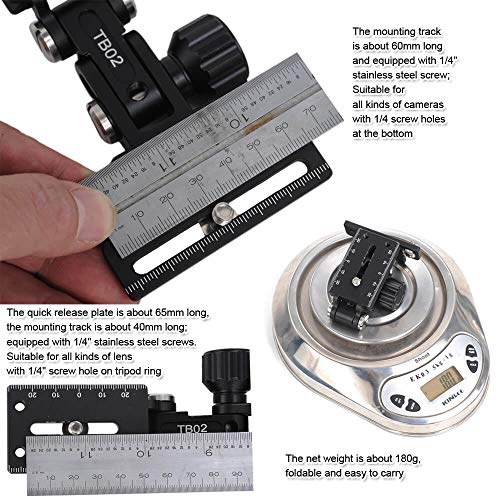 iShoot iShoot Metal Retractable Camera Lens Bracket Holder: Quick Release, Telephoto Support for Arca-Swiss Tripods - View 7 of 11