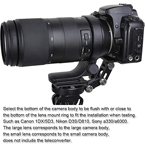 iShoot iShoot Metal Retractable Camera Lens Bracket Holder: Quick Release, Telephoto Support for Arca-Swiss Tripods - View 9 of 11