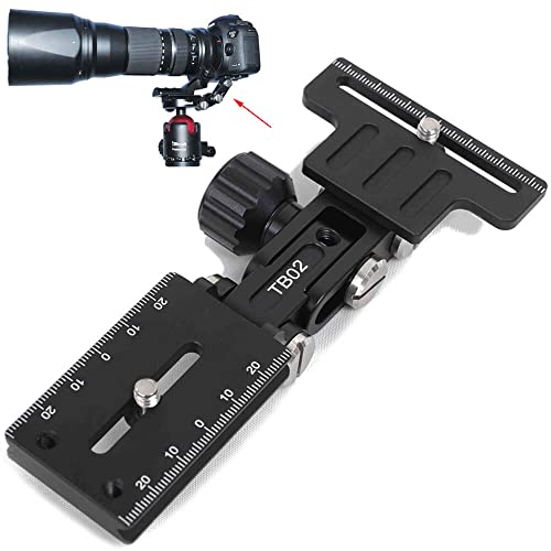 iShoot iShoot Metal Retractable Camera Lens Bracket Holder: Quick Release, Telephoto Support for Arca-Swiss Tripods