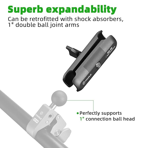 FANAUE "FANAUE Double Socket Arm for RAM Mounts - 3.7" Medium Arm with B Size 1" Ball Components" - View 6 of 9