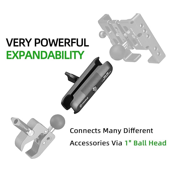 FANAUE "FANAUE Double Socket Arm for RAM Mounts - 3.7" Medium Arm with B Size 1" Ball Components" - View 8 of 9