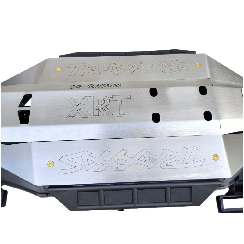 PALUMMA Palumma RC Chassis Armors Set Stainless Steel Protection Skid Plate for Traxxas XRT 1/6 78086-4 Upgrade Part Silver - View 4 of 4