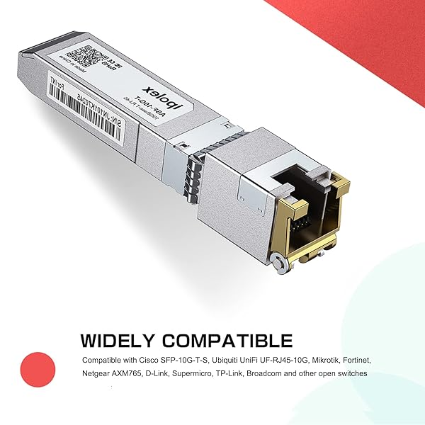 ipolex ipolex 10G SFP+ to RJ45 Transceiver 10GBase-T Copper Module for Cisco Ubiquiti Netgear TP-Link Synology and More - View 4 of 8