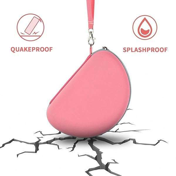 PAIYULE Headphone Case for Riwbox CT-7 Pink/for Jack CT-7S Cat Green 3.5mm/ for iClever IC-HS01/for Picun/for FosPower Bluetooth Wireless Over-Ear Headphones Headset for Kids-Box Only,Pink - View 7 of 9