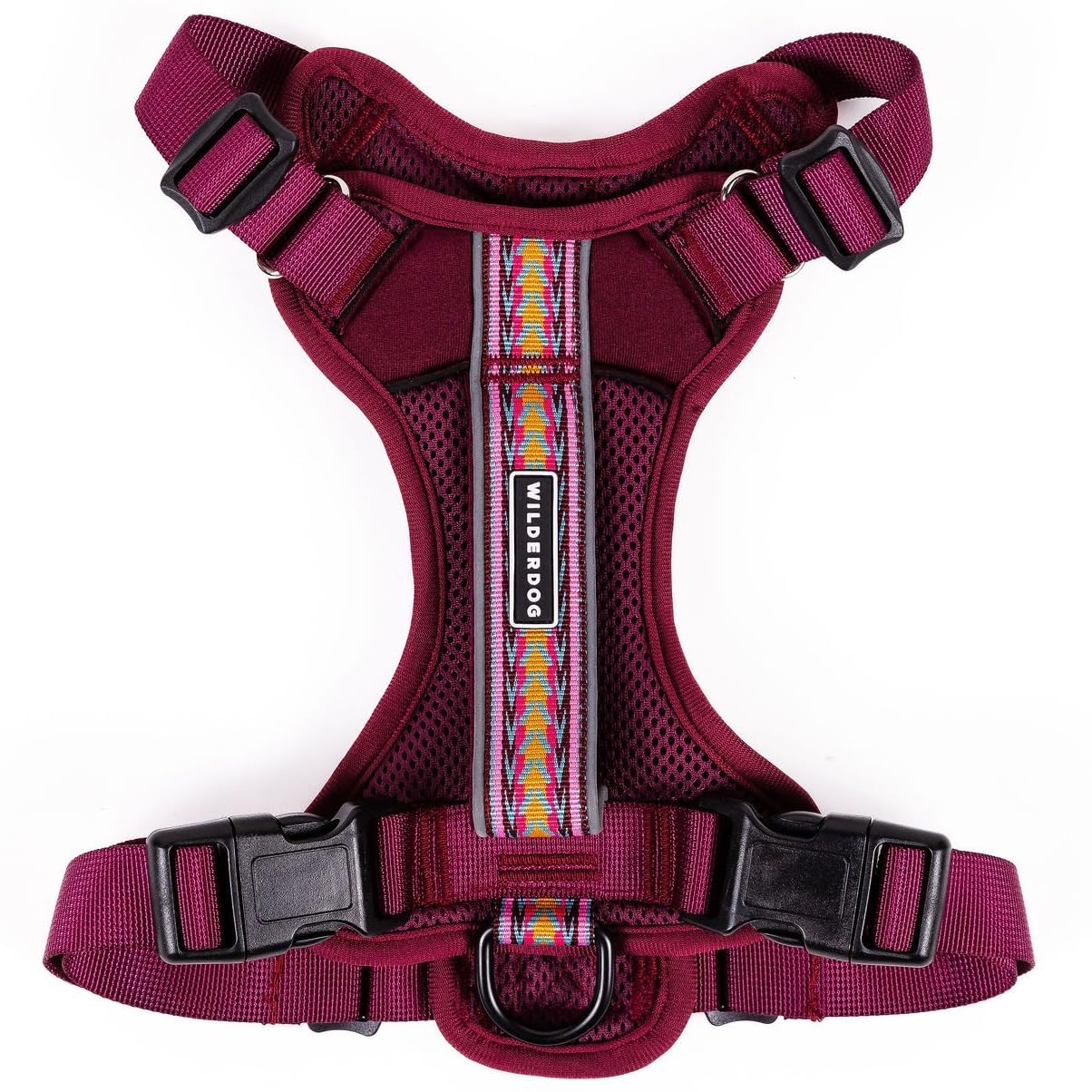 Wilderdog Wilderdog Lightweight Dog Harness Medium Huckleberry with Reflective Straps for Comfortable Outdoor Adventures