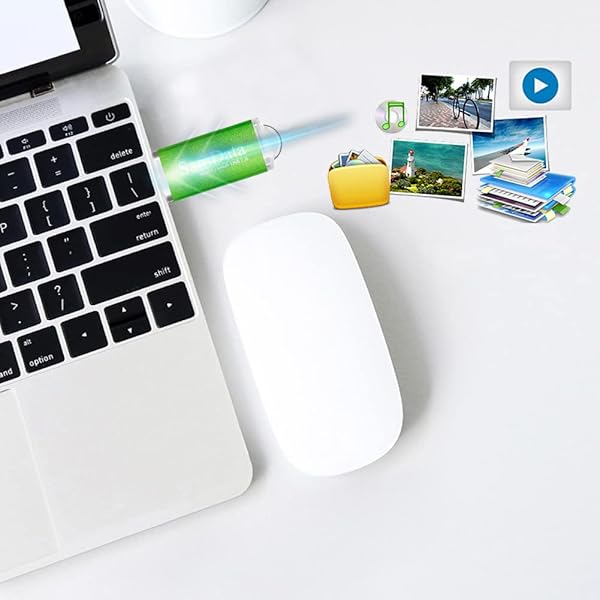 SamData SamData 64GB USB Flash Drive - Fast USB 2.0 Thumb Drive, Green Memory Stick for Easy Data Storage - View 6 of 6