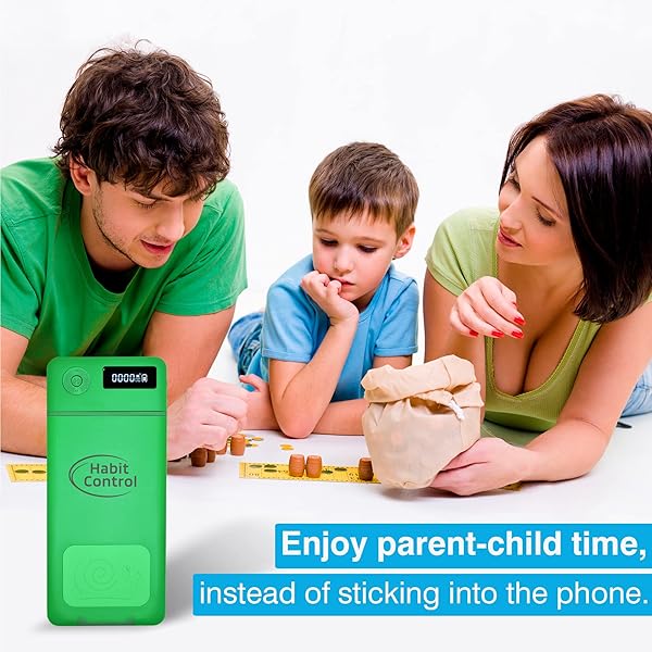 Habit Control Timed Lock Box for Phones: Control Smartphone Addiction & Boost Self-Discipline - Perfect for Teachers & Home Use (Green) - View 8 of 9
