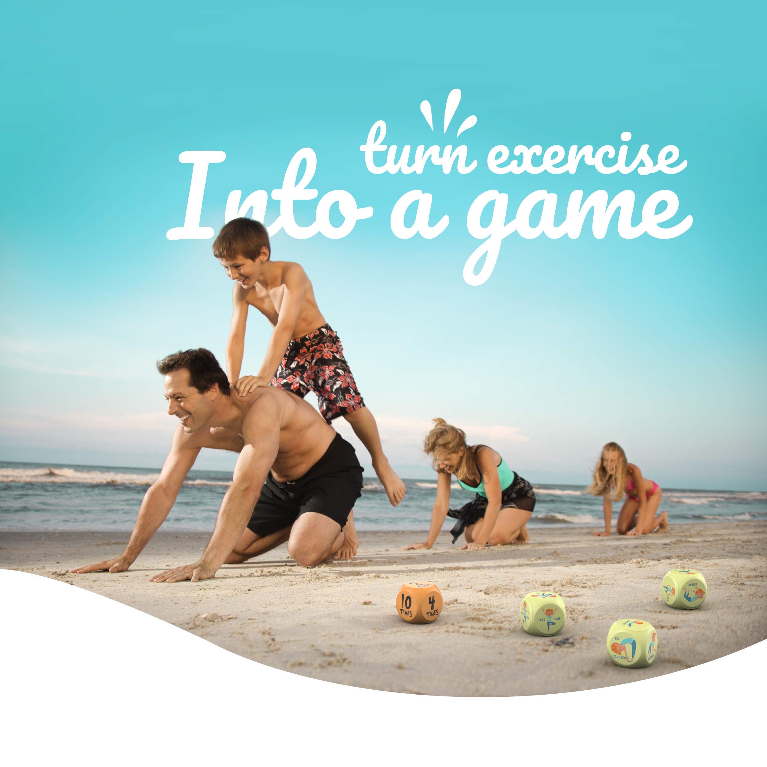 Skywin Skywin Exercise Dice 2 Pack Fun Foam Fitness Dice for Kids Home Classroom Group Workouts - View 5 of 7