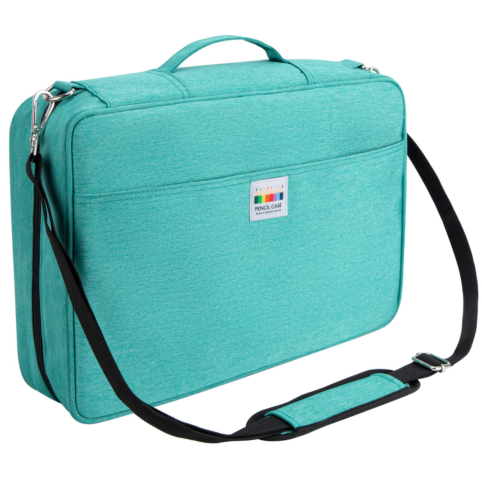 YOUSHARES Big Capacity Colored Pencil Case - 480 Slots large Pen Case Organizer with Multilayer Holder for Prismacolor Colored Pencils and Gel Pen