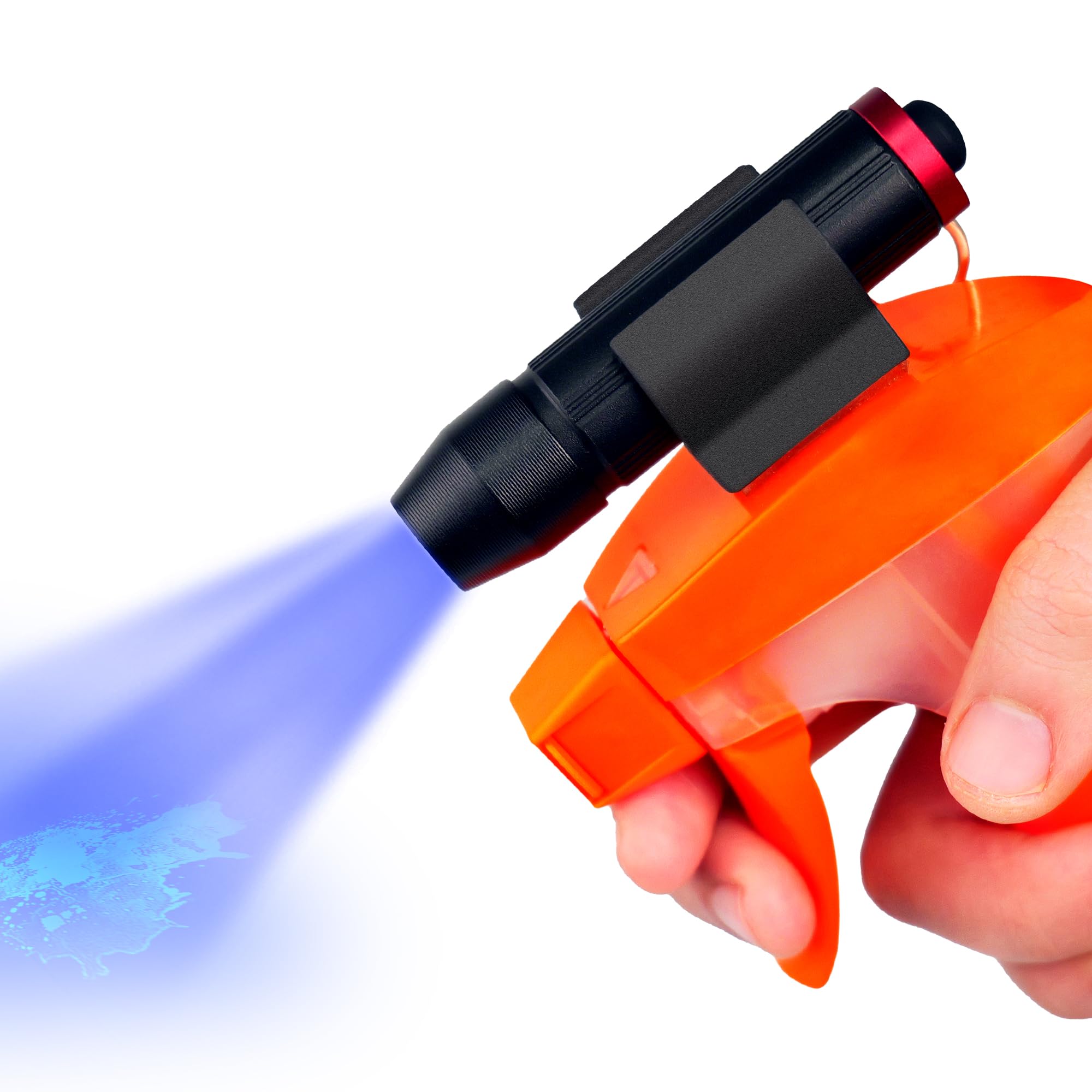 TactEagle TactEagle Mini UV Flashlight 365nm Portable Stain Detector for Pet Urine Kitchen Grease and Bathroom Stains with Clip and Keychain - View 5 of 8