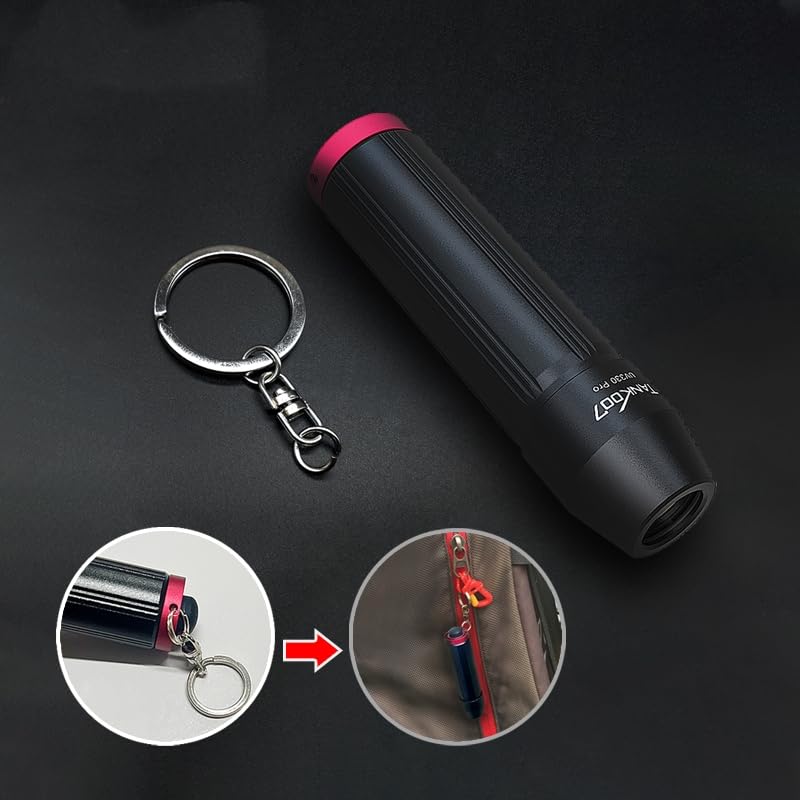 TactEagle TactEagle Mini UV Flashlight 365nm Portable Stain Detector for Pet Urine Kitchen Grease and Bathroom Stains with Clip and Keychain - View 7 of 8